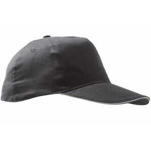 SOLS Unisex Sunny 5 Panel Baseball Cap / Dark Gray/Light Gray